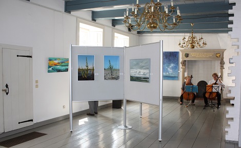 Exposities in Pewsum in de Manningaburg