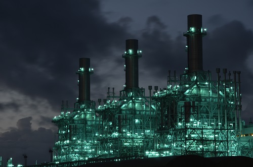 Nuon centrale in de Eemshaven