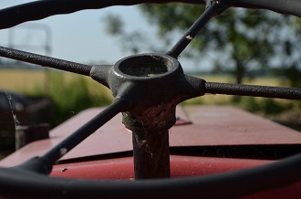 Het stuur van de McCormick 